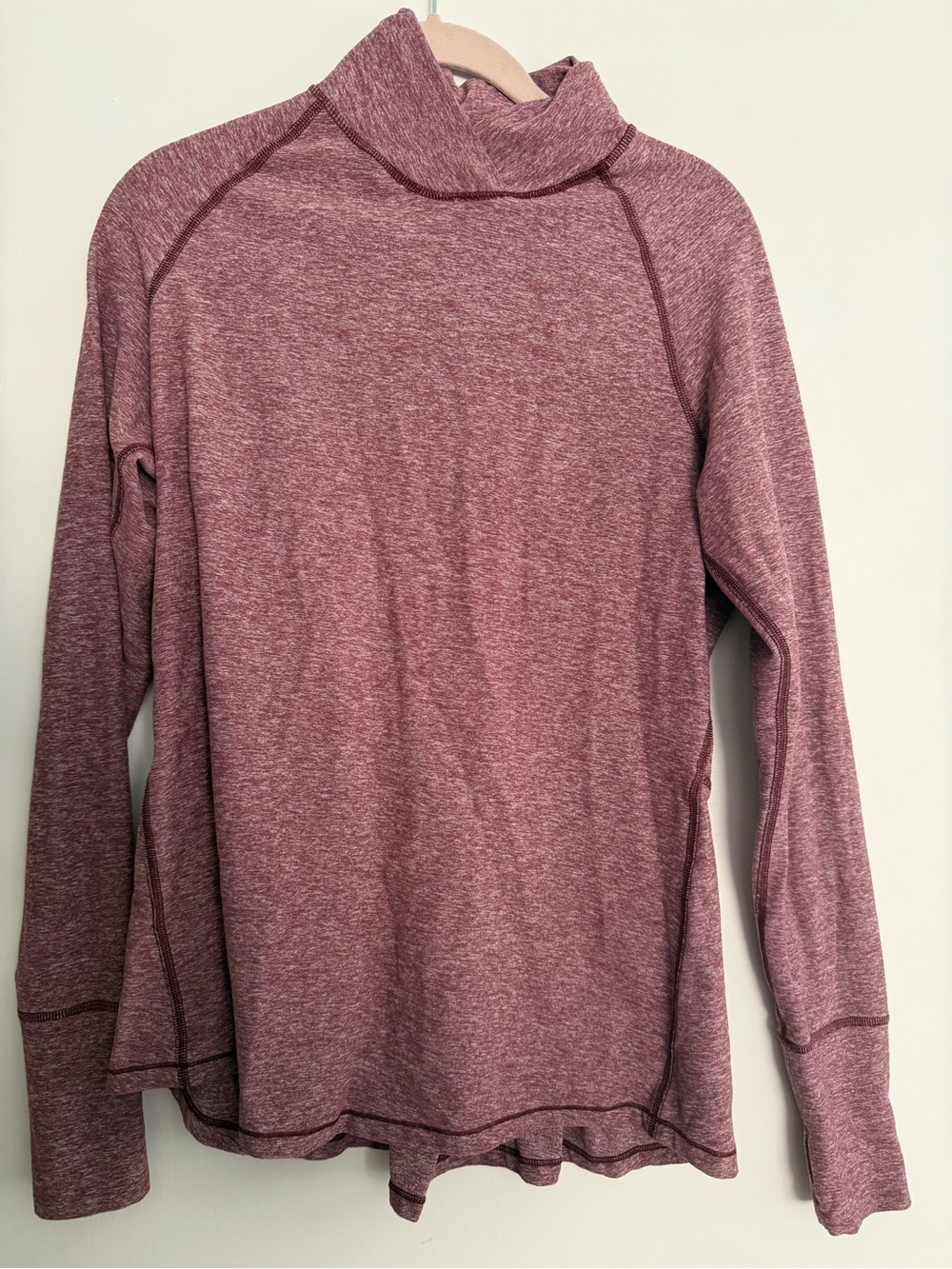 lululemon athletica Heathered Mauve Long-Sleeve Pullover